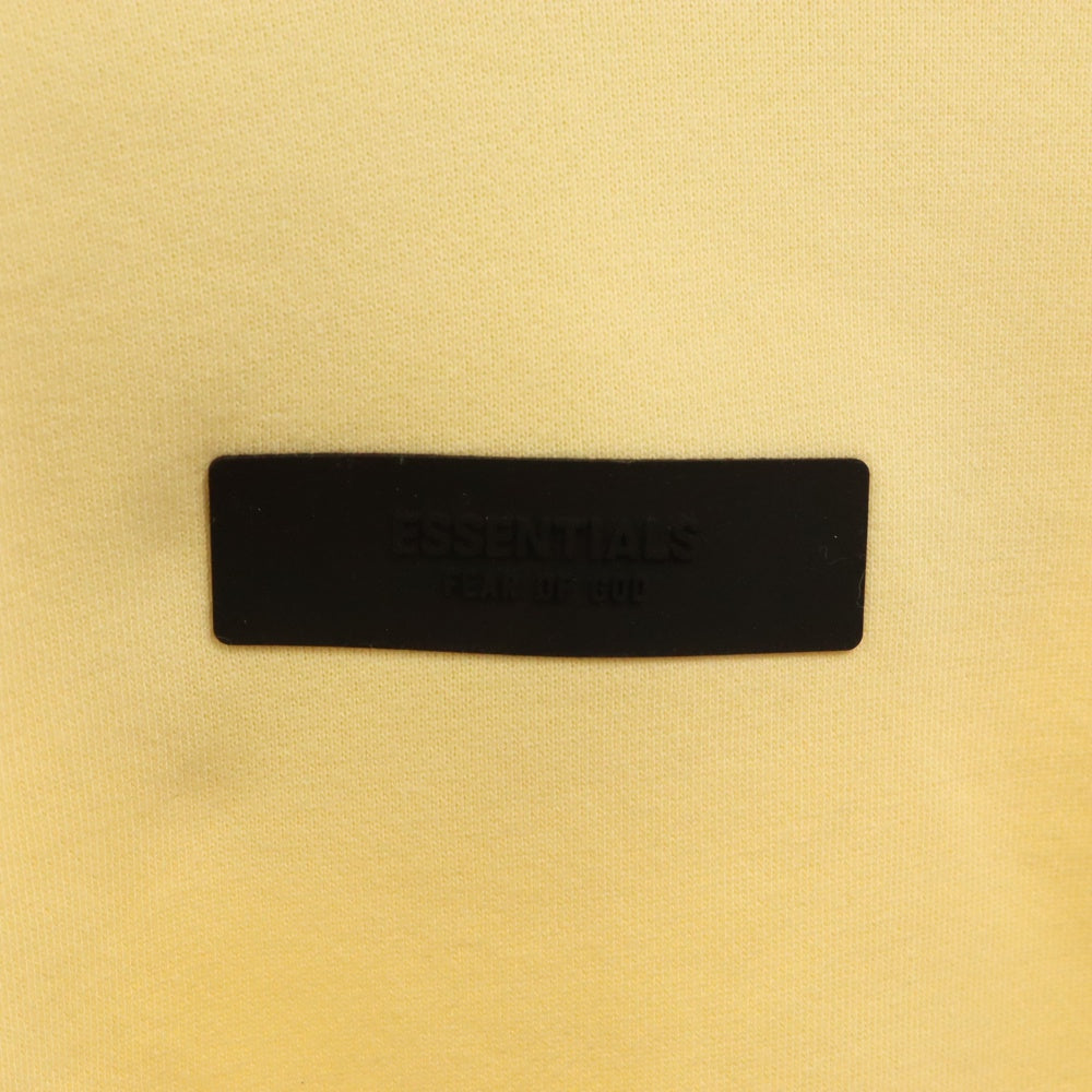 FEAR OF GOD ESSENTIALS(フィアオブゴッド エッセンシャルズ) Rubber Logo Pullover Parka ラバーロゴ スウェット プルオーバーパーカー クリーム