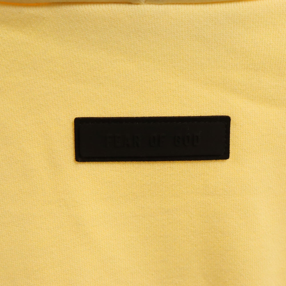 FEAR OF GOD ESSENTIALS(フィアオブゴッド エッセンシャルズ) Rubber Logo Pullover Parka ラバーロゴ スウェット プルオーバーパーカー クリーム