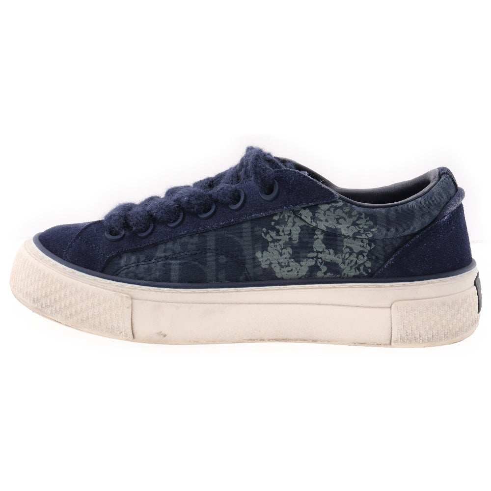 DIOR(ディオール) 23AW ×DENIM TEARS B33 Sneakers デニムティアーズ オブリーク総柄 ローカットスニーカーシューズ ネイビー