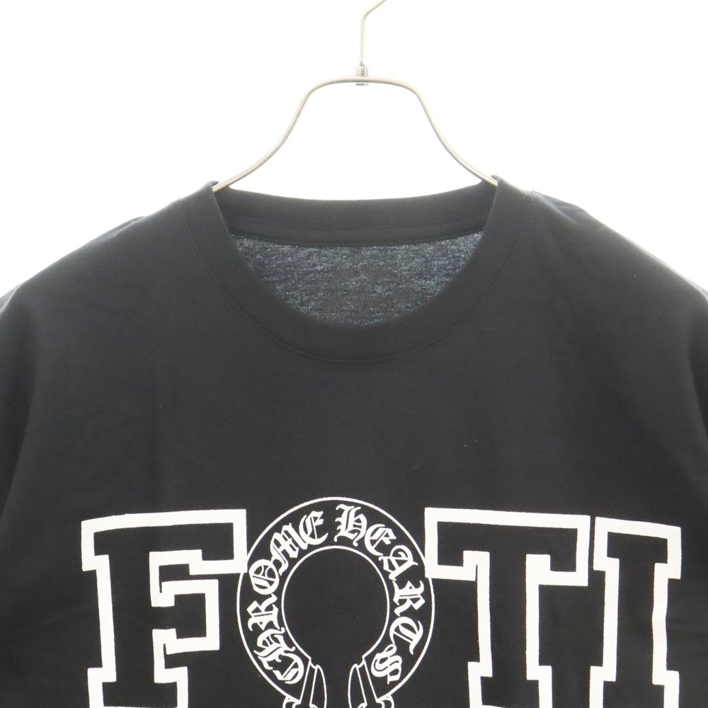 CHROME HEARTS(クロムハーツ) CH T-SHRT 1 FOTI LOGO フォティ ロゴプリント クルーネック 半袖Tシャツ カットソー ブラック