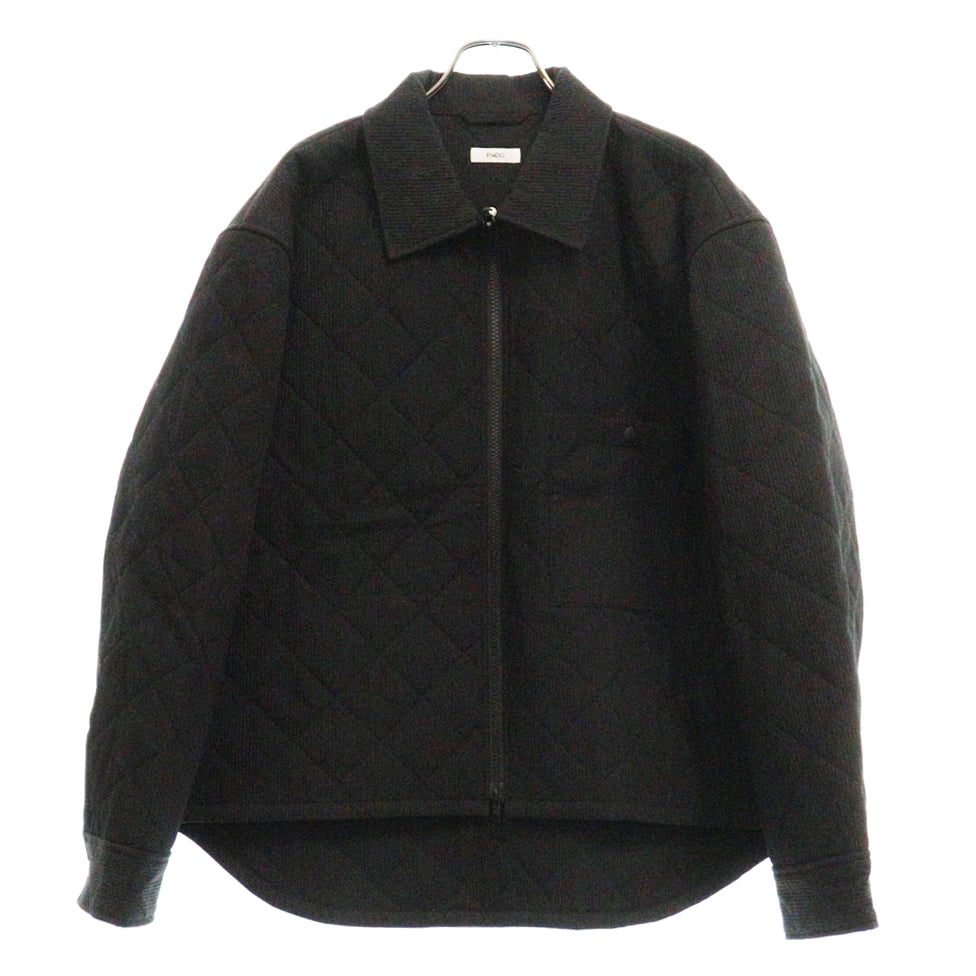PaDD(パッド) Quilting Zip Jacket キルティング ジップアップ ジャケット ブラック 31-230-05-010004