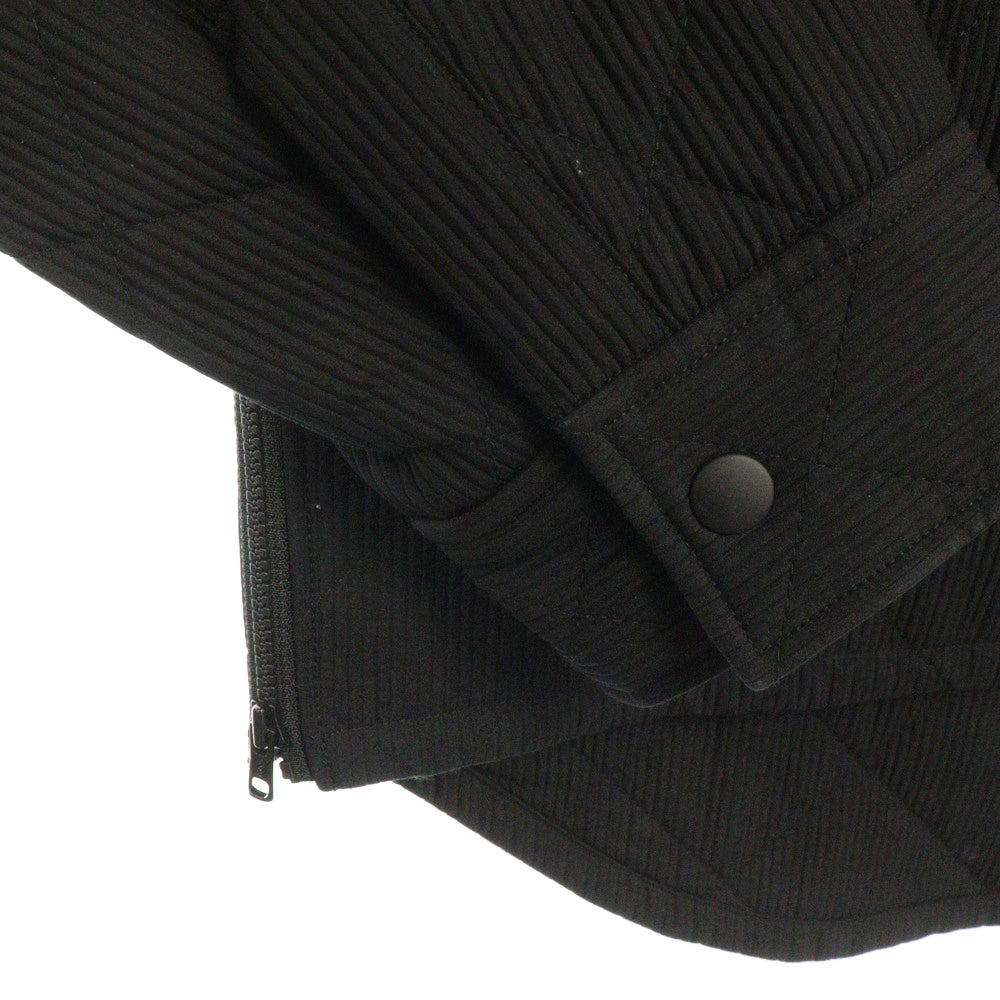 PaDD(パッド) Quilting Zip Jacket キルティング ジップアップ ジャケット ブラック 31-230-05-010004