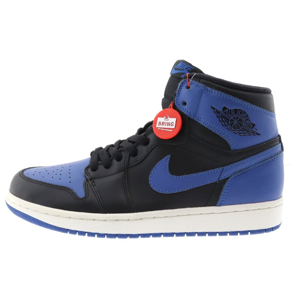 NIKE(ナイキ) 【観賞用2013年製】AIR JORDAN 1 RETRO HIGH OG ROYAL エアジョーダン レトロ ロイヤル ハイカットスニーカー ブラック/ブルー US9/27cm 555088-085