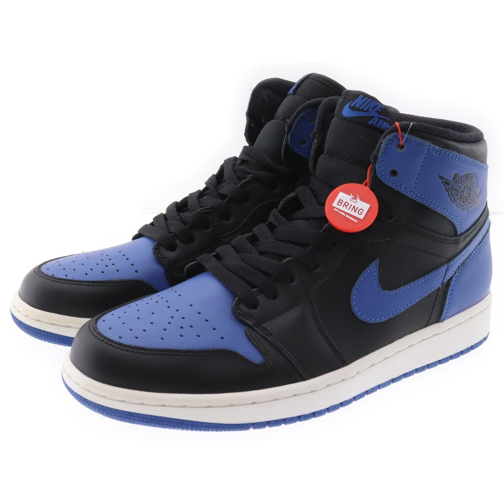 NIKE(ナイキ) 【観賞用2013年製】AIR JORDAN 1 RETRO HIGH OG ROYAL エアジョーダン レトロ ロイヤル ハイカットスニーカー ブラック/ブルー US9/27cm 555088-085