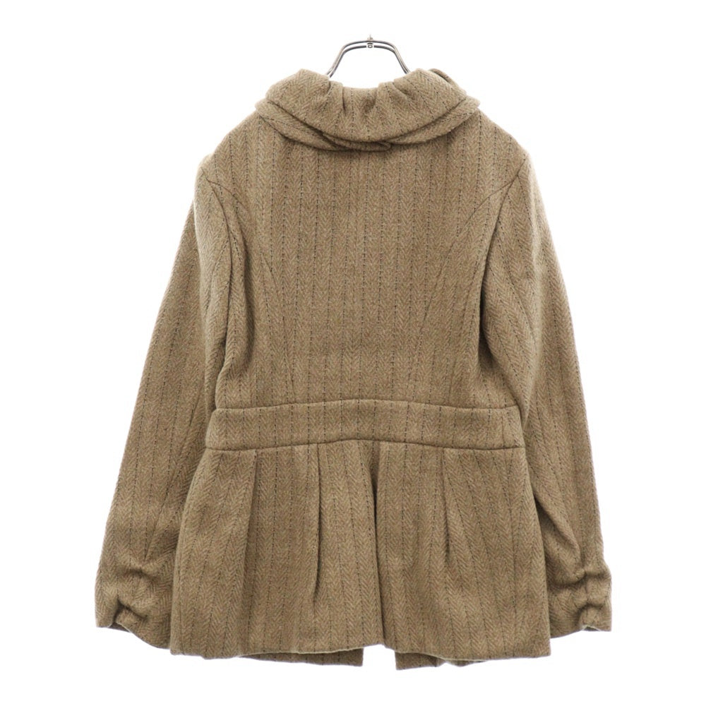 LOUIS VUITTON(ルイヴィトン) 06AW ツイード シャドーストライプ トレンチコート ベージュ レディース RW062B WJJA29WQD