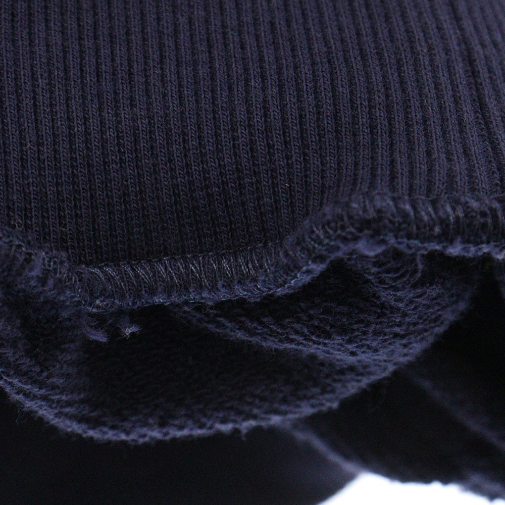 CELINE(セリーヌ) 22SS Two-tone Hoodie in Cotton Fleece コットンフリースツートーンフーディ プルオーバーパーカー グレー/ネイビー 2Y730670Q レディース