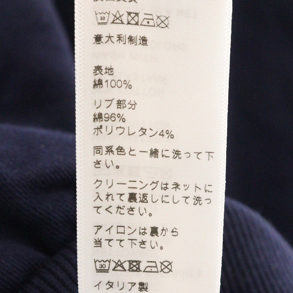 CELINE(セリーヌ) 22SS Two-tone Hoodie in Cotton Fleece コットンフリースツートーンフーディ プルオーバーパーカー グレー/ネイビー 2Y730670Q レディース