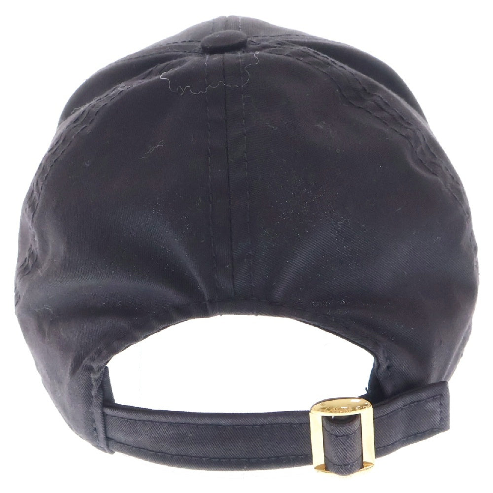 CELINE(セリーヌ) BASEBALL CAP ロゴ刺繍 ベースボールキャップ ブラック 2AUA1242N