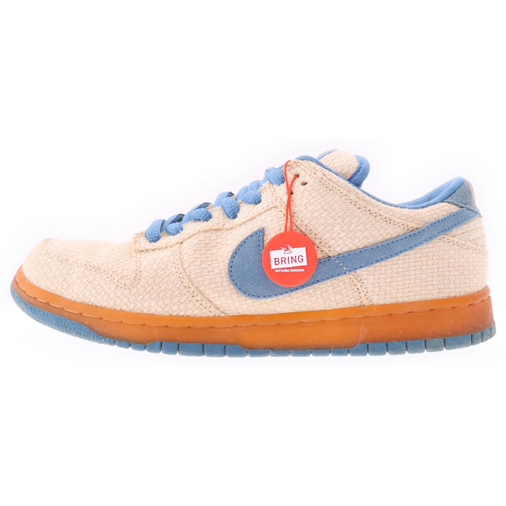NIKE SB(ナイキエスビー) 【観賞用 2003年製】 DUNK LOW PRO BLUE HEMP ダンク プロ ブルーヘンプ ローカットスニーカー ベージュ/ブルー US10.5/28.5cm 304292-741