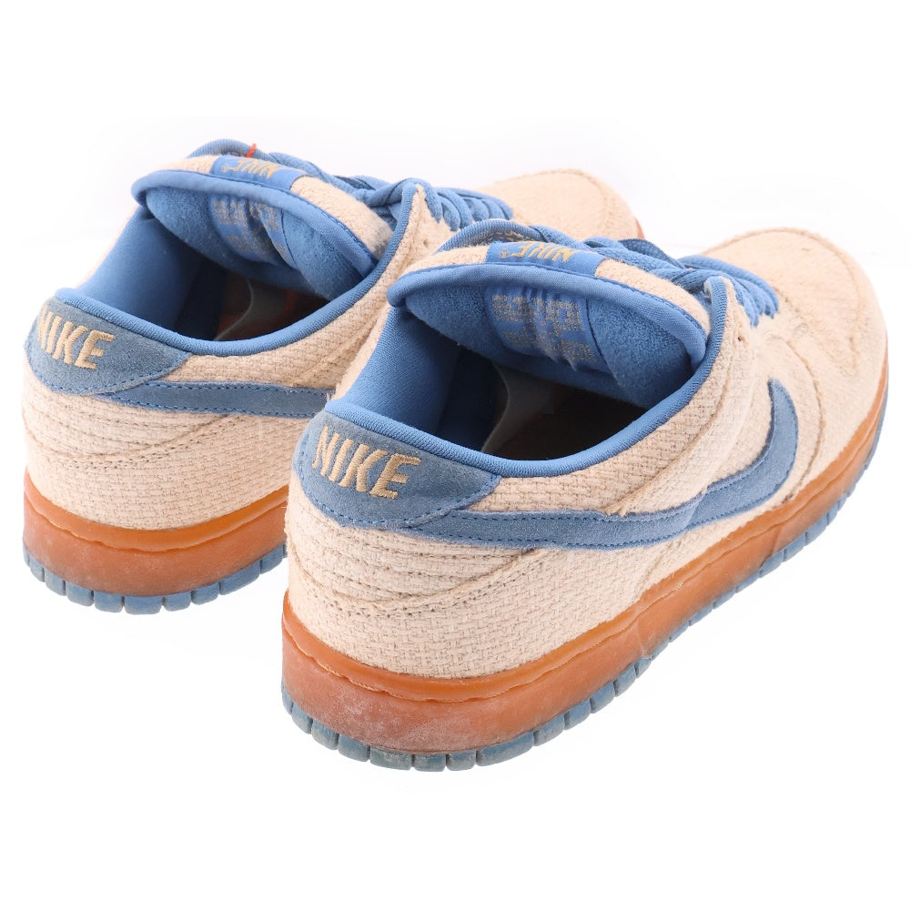 NIKE SB(ナイキエスビー) 【観賞用 2003年製】 DUNK LOW PRO BLUE HEMP ダンク プロ ブルーヘンプ ローカットスニーカー ベージュ/ブルー US10.5/28.5cm 304292-741