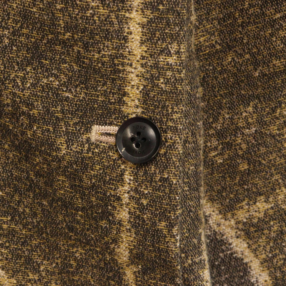 YOKE(ヨーク) 23AW JACQUARD BALMACAAN COAT ジャガード バルマカン ステンカラーコート マルチ YK23FW0524C