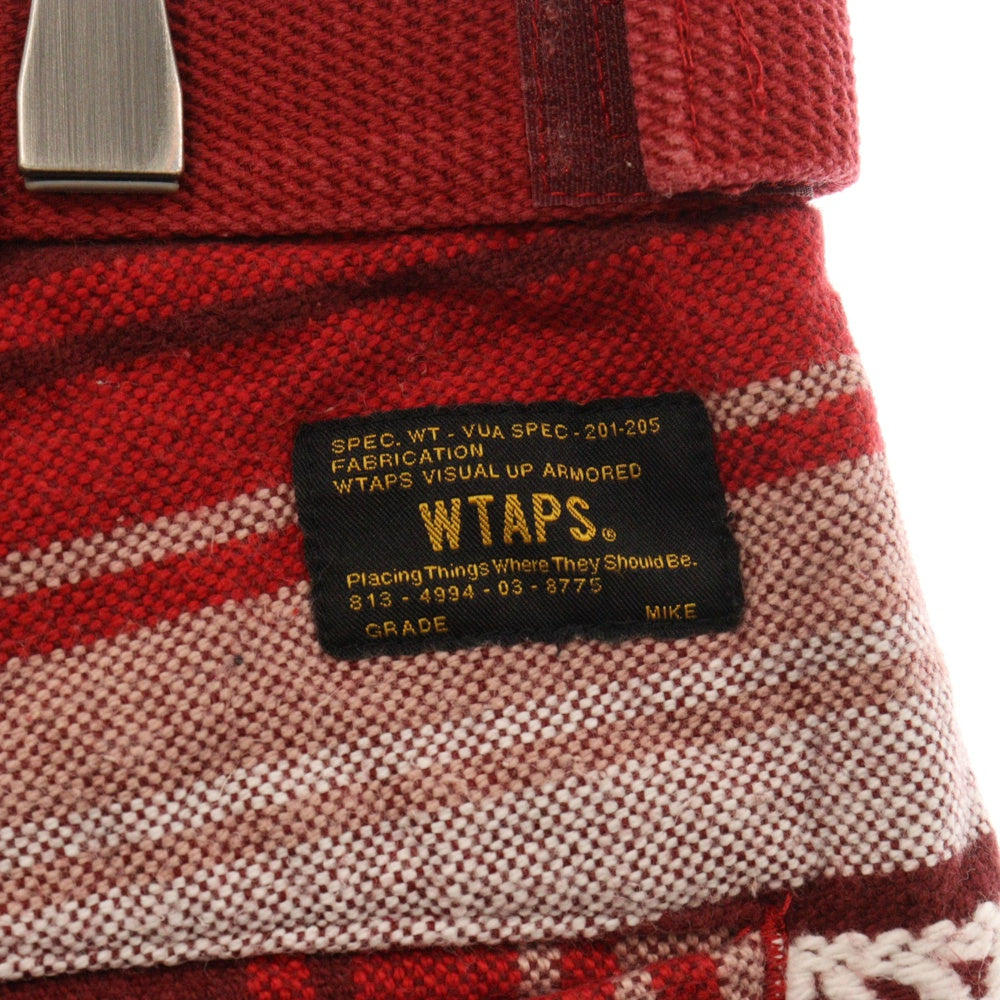 WTAPS(ダブルタップス) 15SS ネイティブ柄 コットンハーフパンツ レッド 151GWDT-PTM16