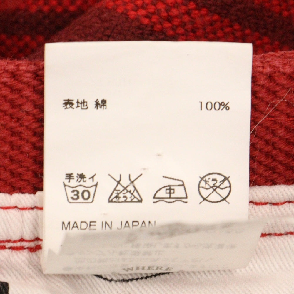 WTAPS(ダブルタップス) 15SS ネイティブ柄 コットンハーフパンツ レッド 151GWDT-PTM16