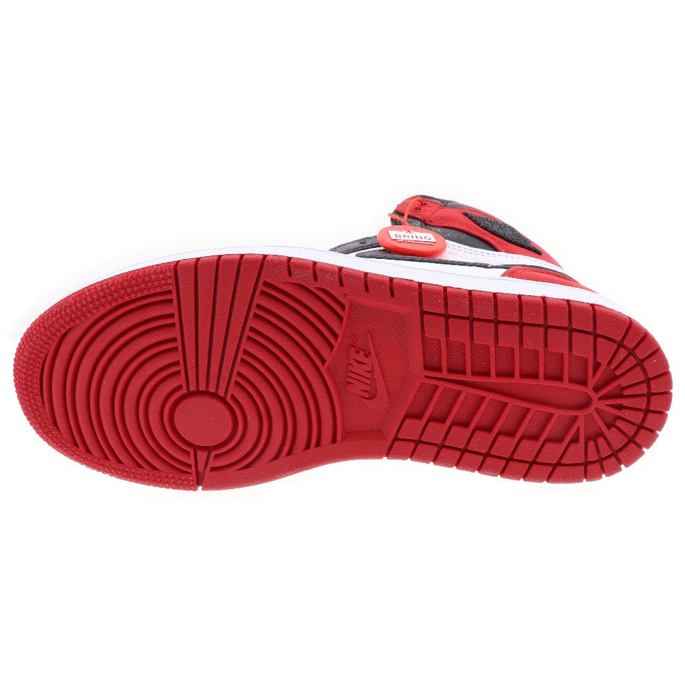 NIKE(ナイキ) AIR JORDAN 1 ウィメンズ エアジョーダン1 サテン ブラックトゥ ハイカットスニーカー US6/23cm CD0461-016