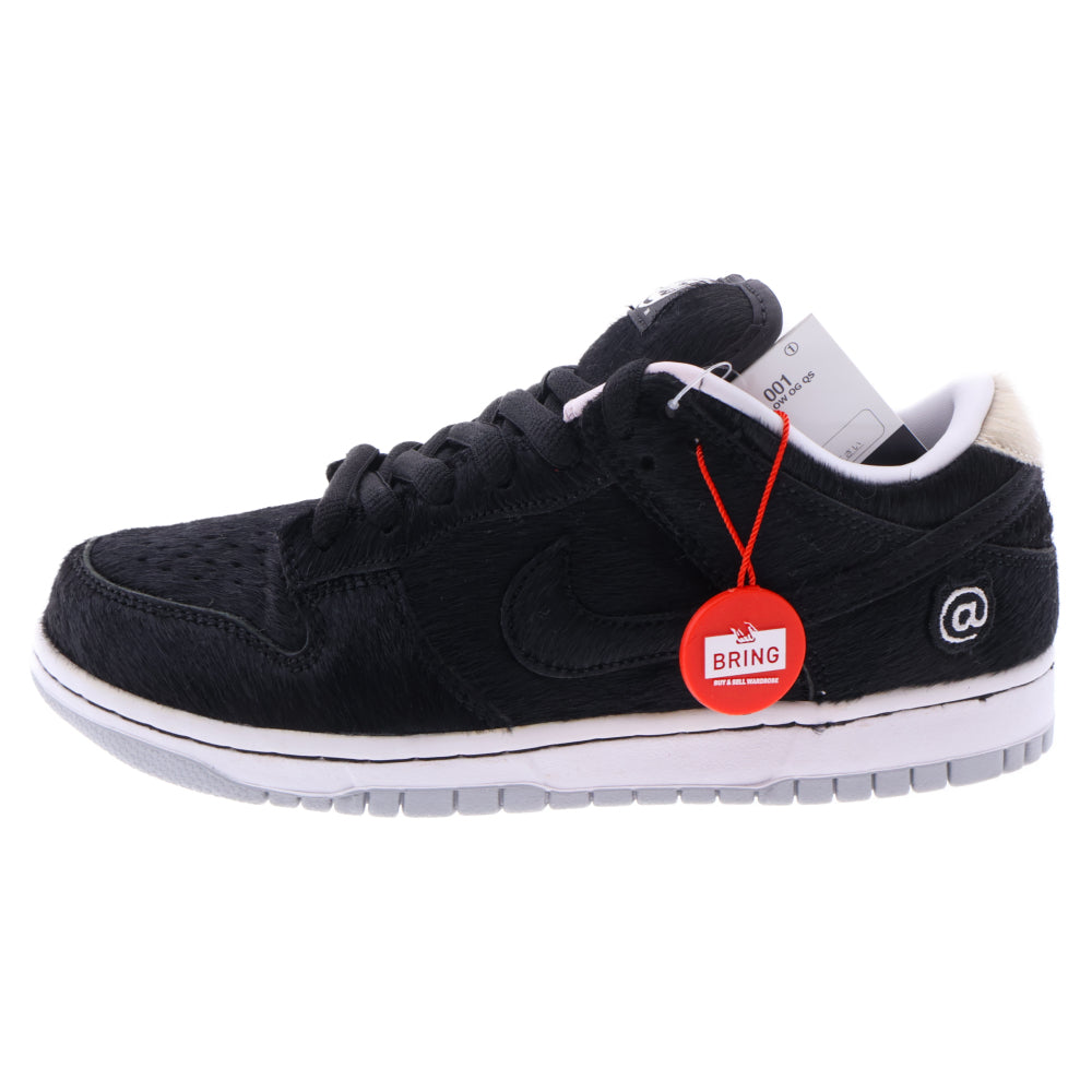 NIKE SB(ナイキエスビー) DUNK LOW OG QS BE@RBRICK ダンクロー ベアブリック ローカットスニーカー ブラック CZ5127-001 US7/25cm