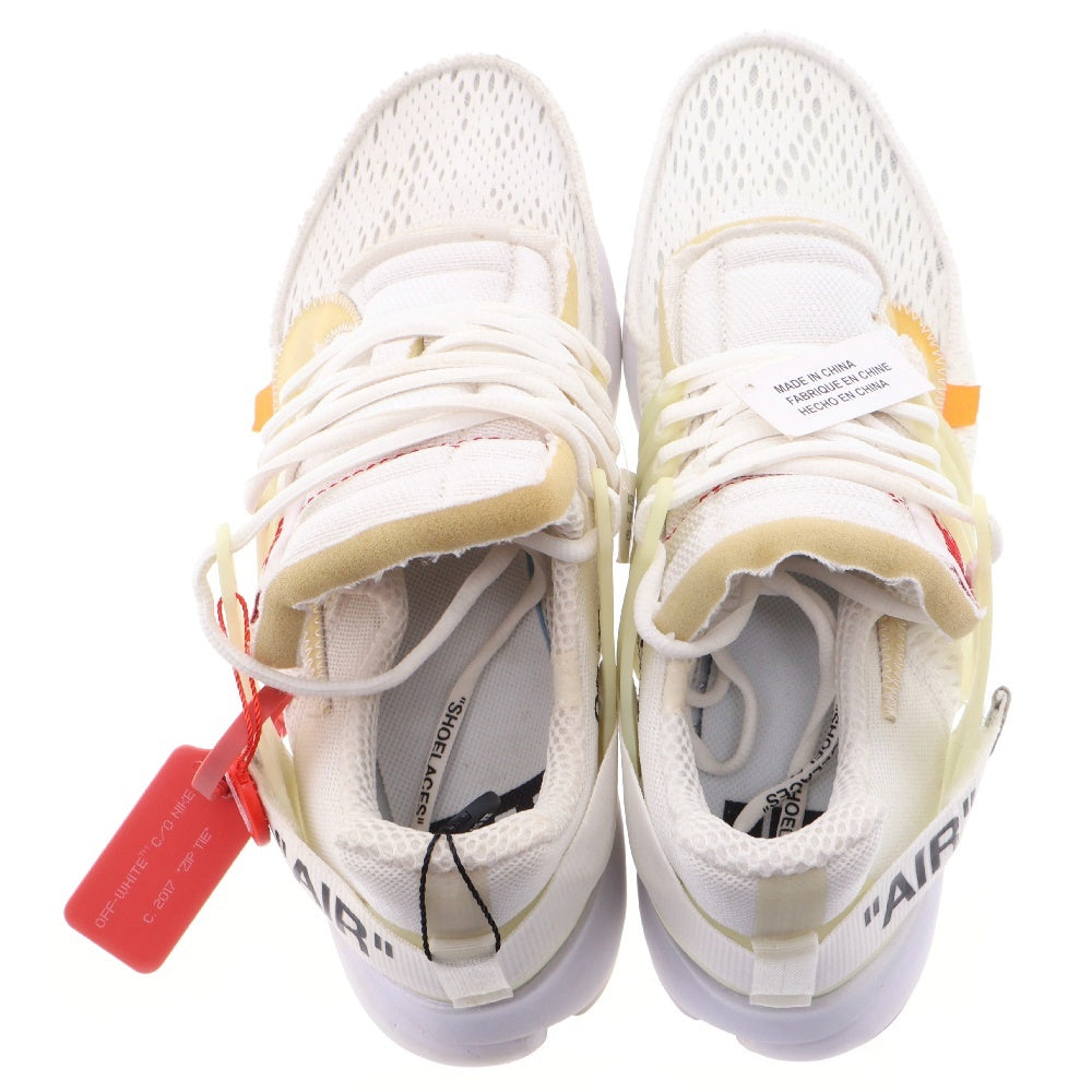 NIKE(ナイキ) ×OFF WHITE THE 10 AIR PRESTO オフホワイト ザテン エアプレスト ローカットスニーカー ホワイト AA3830-100 US10/28cm