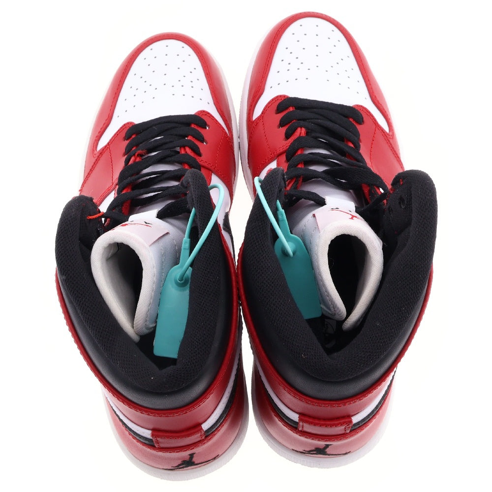 NIKE(ナイキ) 【観賞用 2013年製】AIR JORDAN 1 RETRO HIGH CHICAGO エアジョーダン シカゴ ハイカットスニーカー レッド/ホワイト 332550-163 US10.5/28.5cm