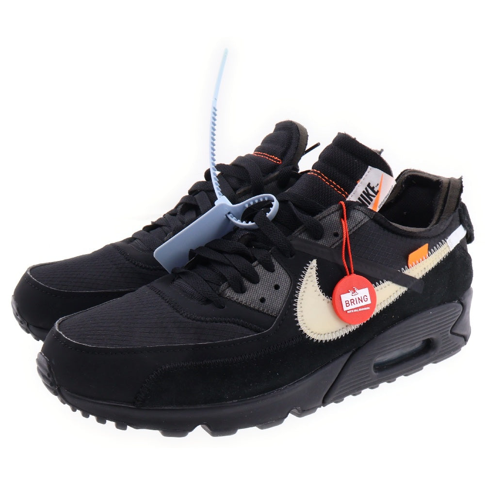 NIKE(ナイキ) ×OFF-WHITE THE 10 AIR MAX 90 オフホワイト ザテン エアマックス ローカットスニーカー ブラック AA7293-001 US11/29cm