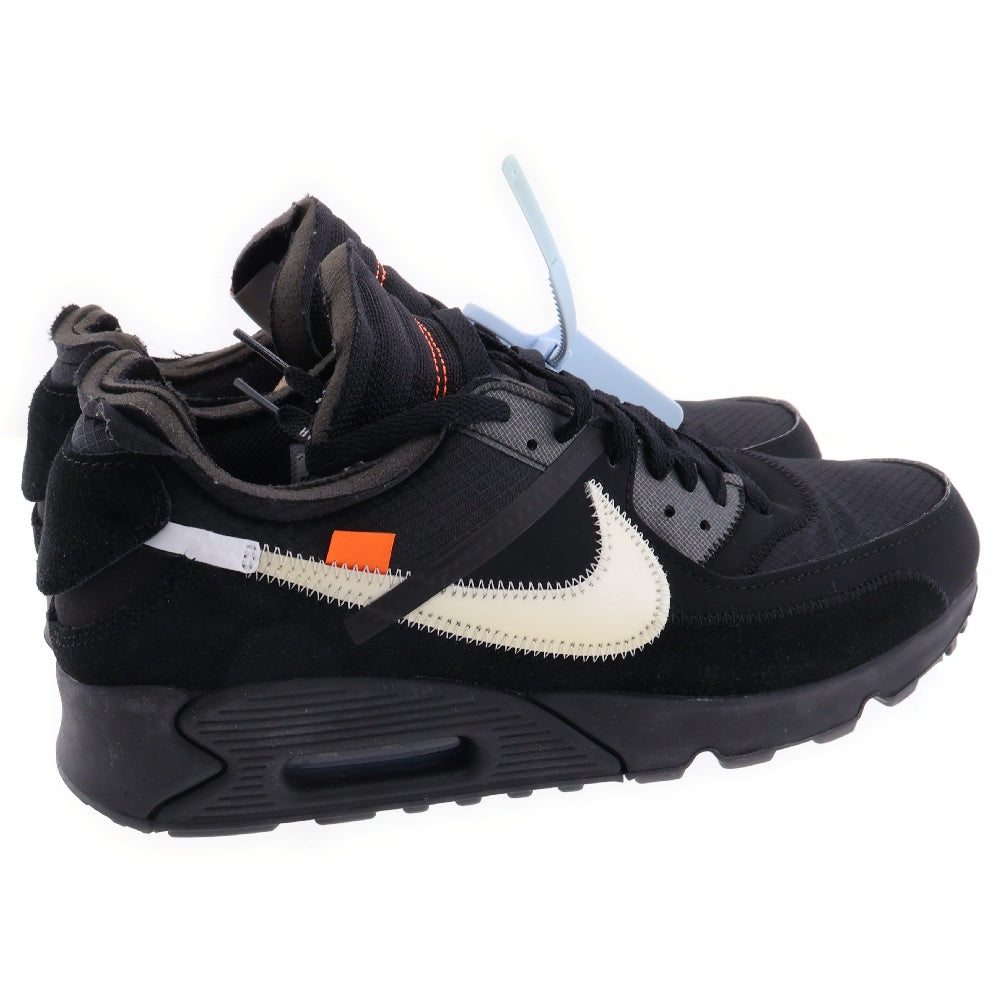 NIKE(ナイキ) ×OFF-WHITE THE 10 AIR MAX 90 オフホワイト ザテン エアマックス ローカットスニーカー ブラック AA7293-001 US11/29cm