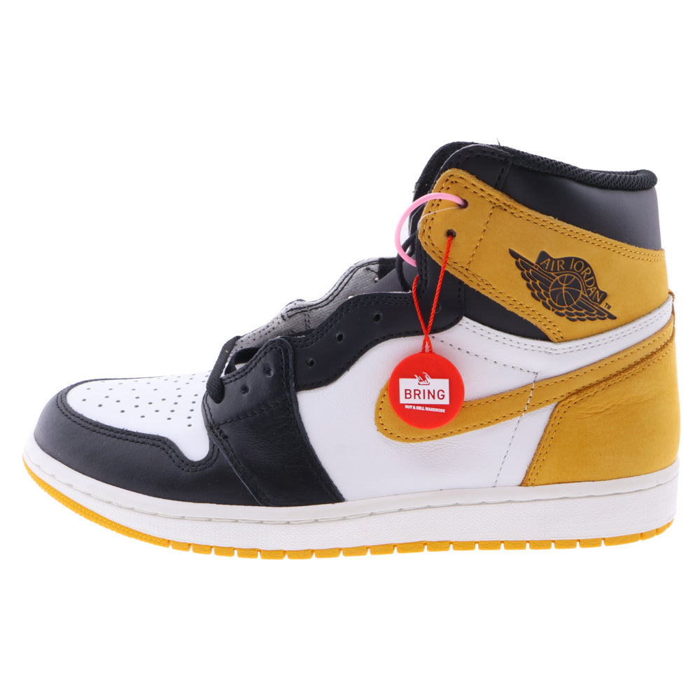 NIKE(ナイキ) AIR JORDAN 1 RETRO HIGH OG YELLOW OCHRE エアジョーダン1 ハイカットスニーカー イエローオークル 555088-109 US10/28cm