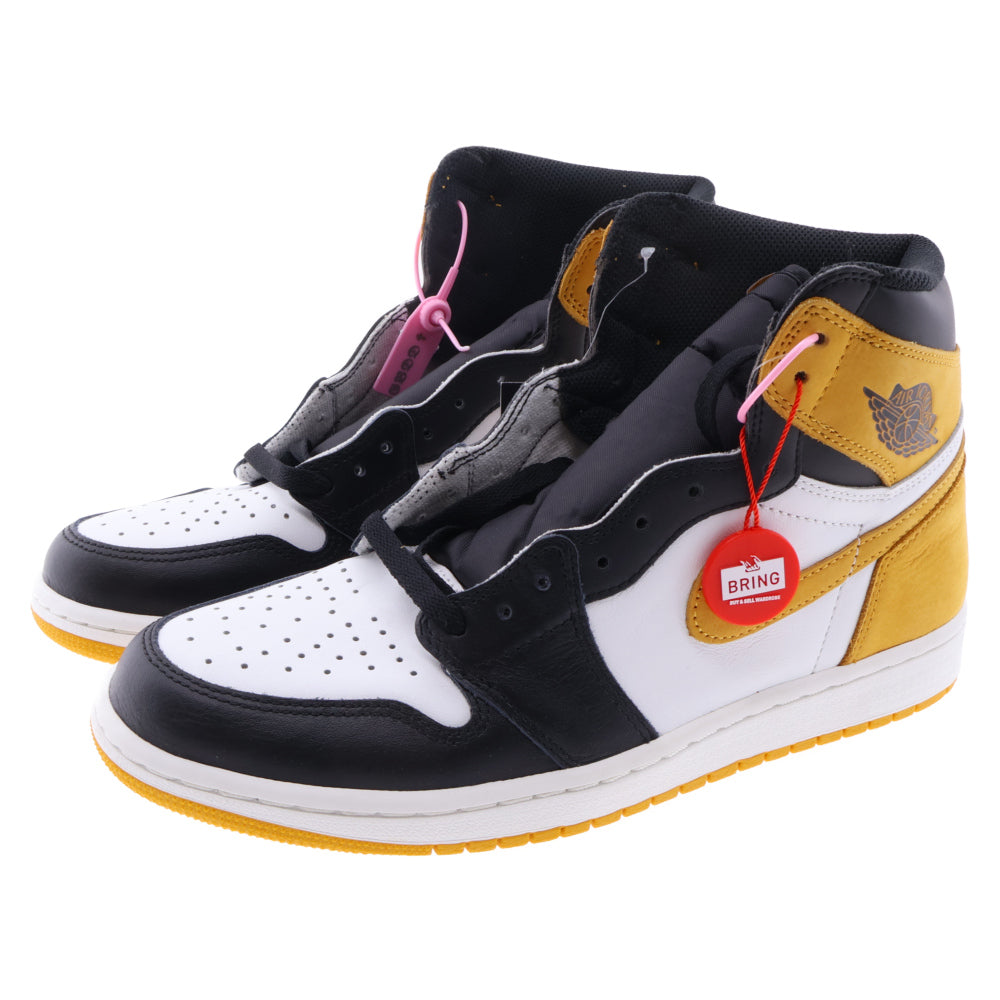 NIKE(ナイキ) AIR JORDAN 1 RETRO HIGH OG YELLOW OCHRE エアジョーダン1 ハイカットスニーカー イエローオークル 555088-109 US10/28cm