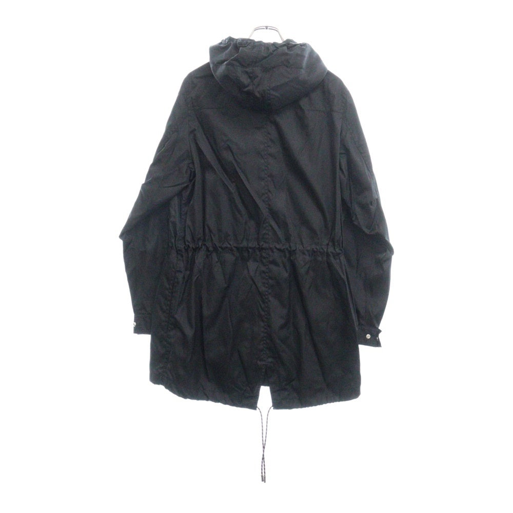 DIOR(ディオール) 18SS BEEプレートナイロンジップロングコート ブラック 733C302A3962