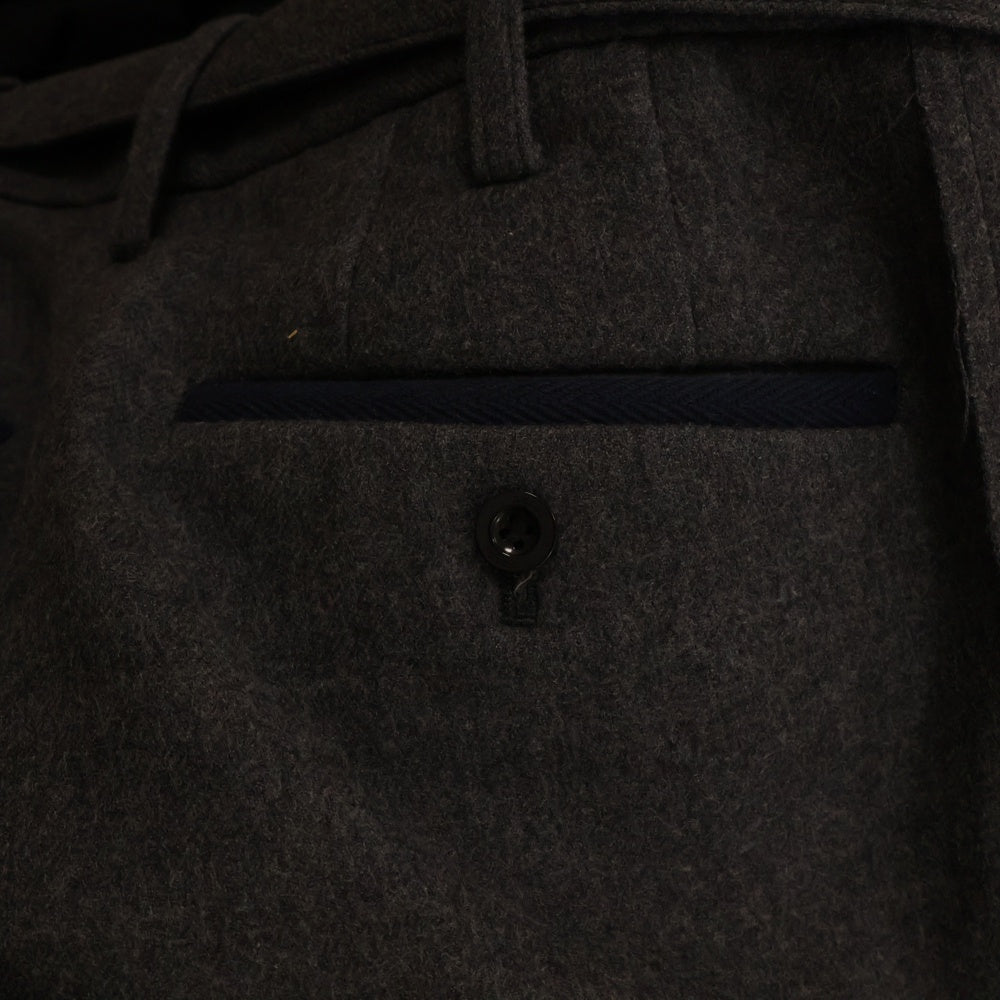 Sacai(サカイ) 22AW Wool Melton Pants ウール メルトン ロングパンツ グレー 22-02886M