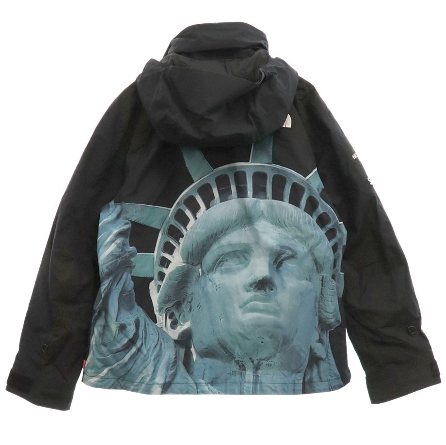 SUPREME(シュプリーム) 19AW×THE NORTH FACE Statue Of Liberty Mountain Jacket ナイロン マウンテンジャケットパーカー 自由の女神 ブラック NP61902I
