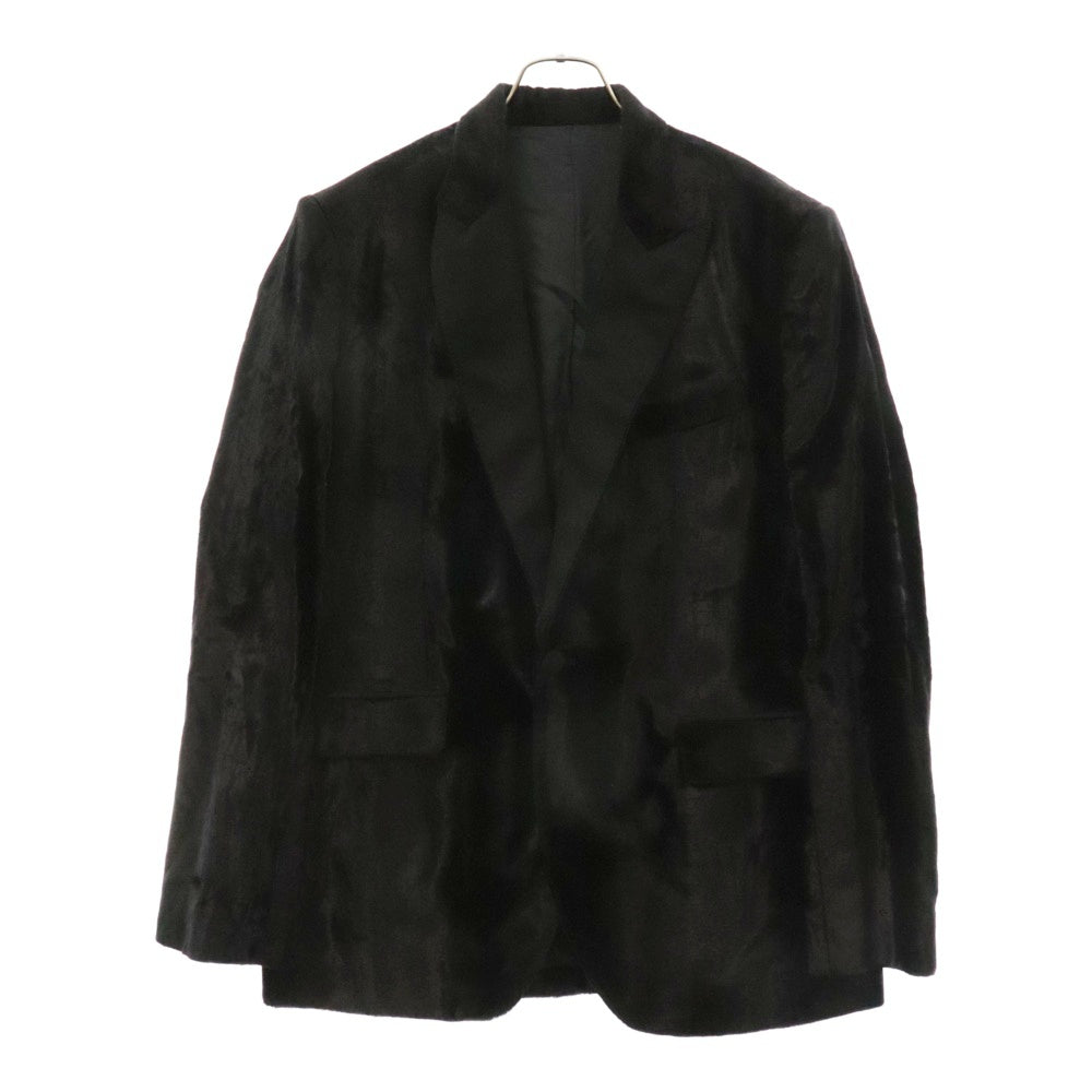 CELINE(セリーヌ) 19AW クロコベルベットスモーキングジャケット ブラック 2V167244F