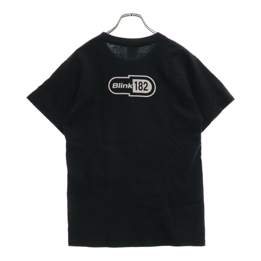 VINTAGE(ヴィンテージ) 90s VINTAGE Shirtless Graphic Tshirt ヴィンテージ エニマ オブ ステイツ アルバム グラフィック プリント 半袖Tシャツ ネイビー