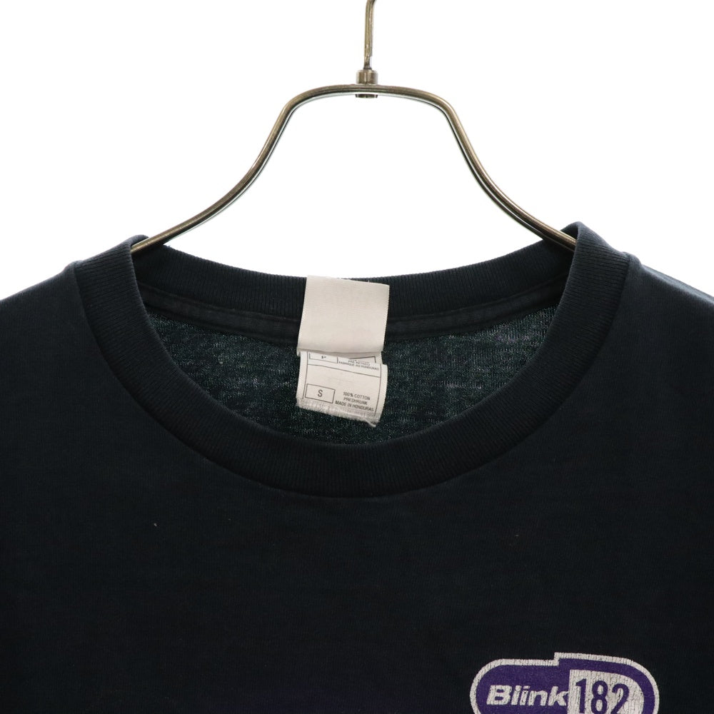 VINTAGE(ヴィンテージ) 90s VINTAGE Shirtless Graphic Tshirt ヴィンテージ エニマ オブ ステイツ アルバム グラフィック プリント 半袖Tシャツ ネイビー