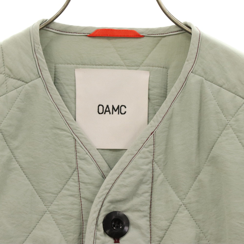 OAMC(オーエーエムシー) 22AW コンバット ライナー キルティングジャケット ブルーグレー OAMU421988