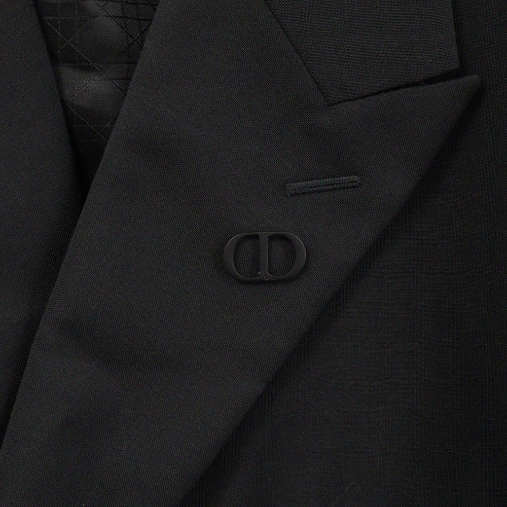 DIOR(ディオール) 22AW CDメタルダブルテーラードジャケット ブラック 113C282A4993