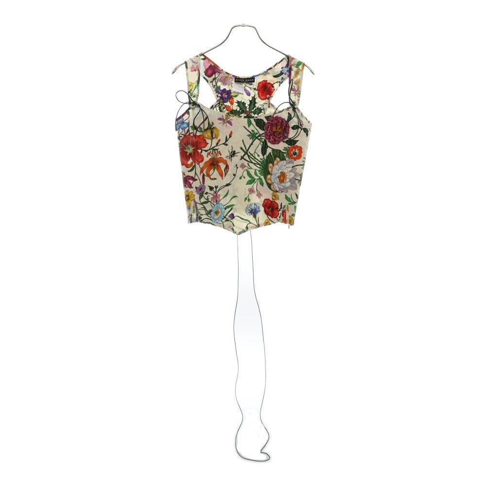 GUCCI(グッチ) ×ALICE PONS Flora Silk Corset アリス ポンズ フローラ シルクコルセット マルチカラー レディース 761902 XVPAA