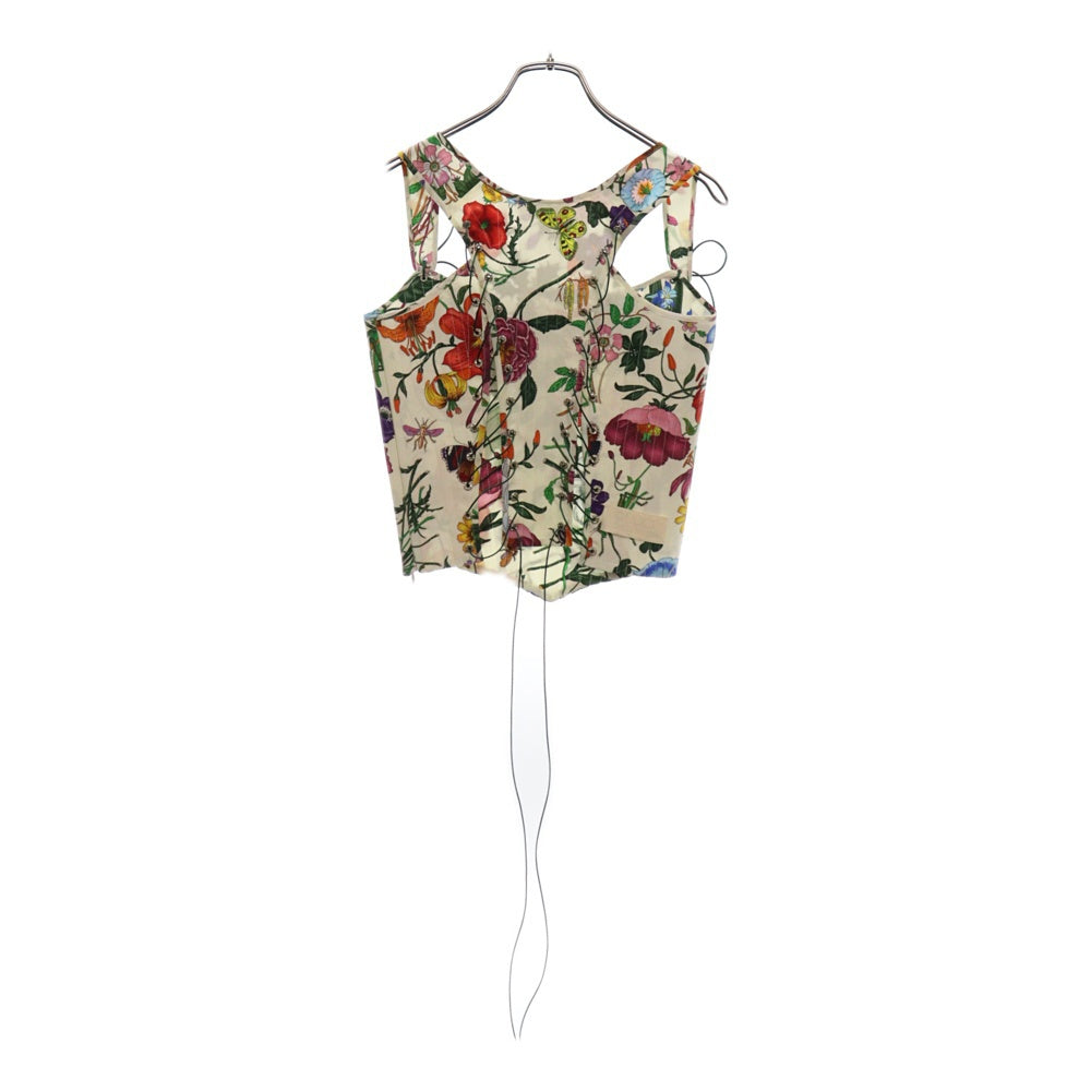 GUCCI(グッチ) ×ALICE PONS Flora Silk Corset アリス ポンズ フローラ シルクコルセット マルチカラー レディース 761902 XVPAA