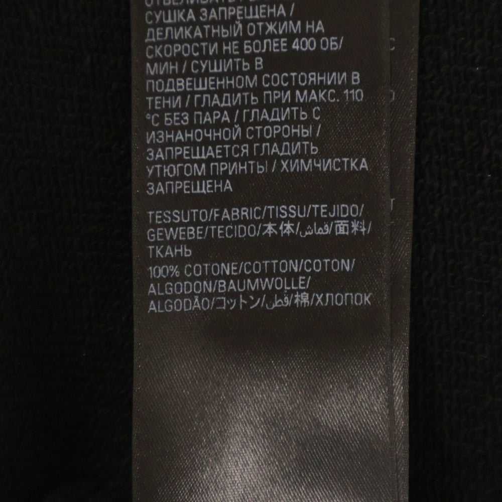 BALENCIAGA(バレンシアガ) 23AW Metal Logo Hoodie メタルロゴ ダメージ加工プルオーバースウェットパーカー フーディー ブラック 739024 TOVD8