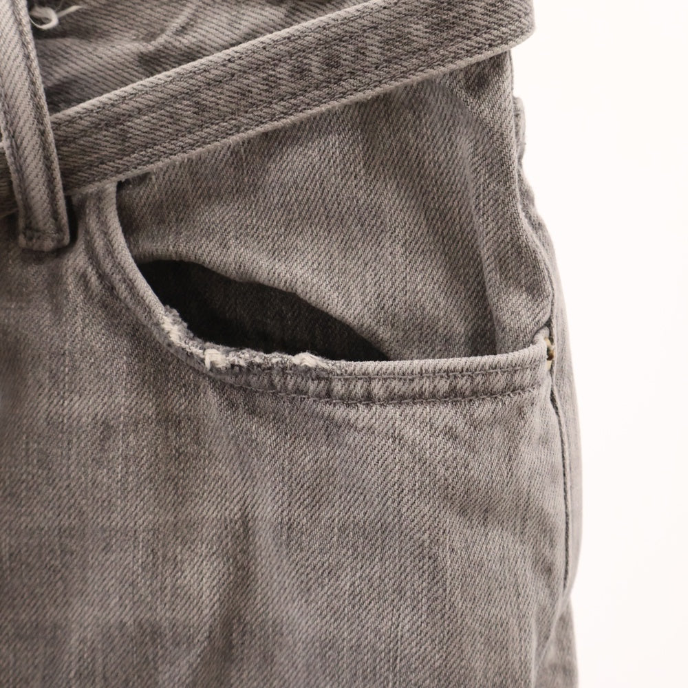 FEAR OF GOD(フィアオブゴッド) 18AW SIXTH RELAXED DENIM JEAN ダメージ加工 スキニー デニムパンツ グレー 6S19-6017-4003