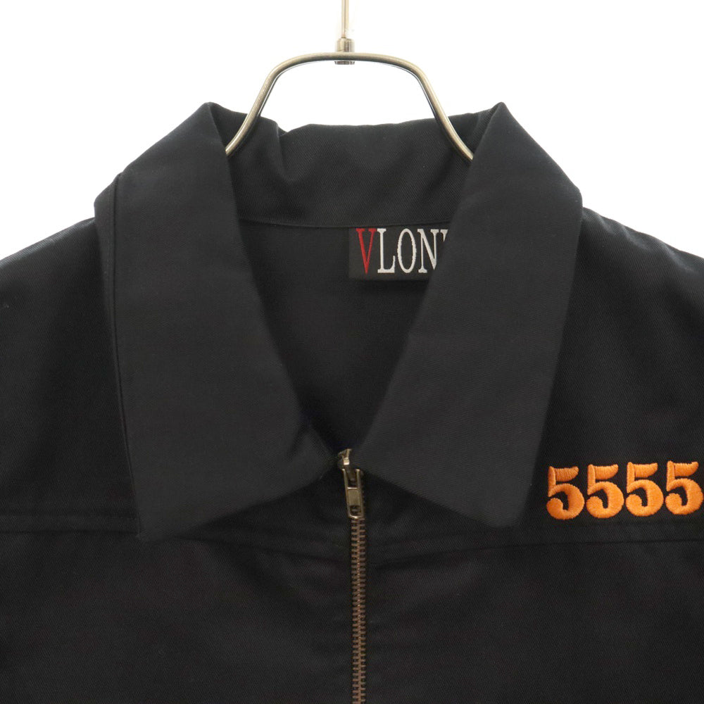 VLONE(ヴィーロン) Jail Jacket ジェイル ジャケット スイングトップ ブラック 17-011-316-0030-3-0