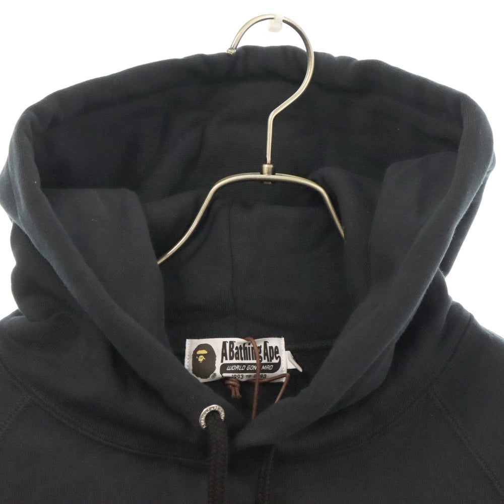 A BATHING APE(アベイシングエイプ) PUSHA-T Pullover Parka プッシャー スウェット プルオーバーパーカー ブラック 002PPF731918X