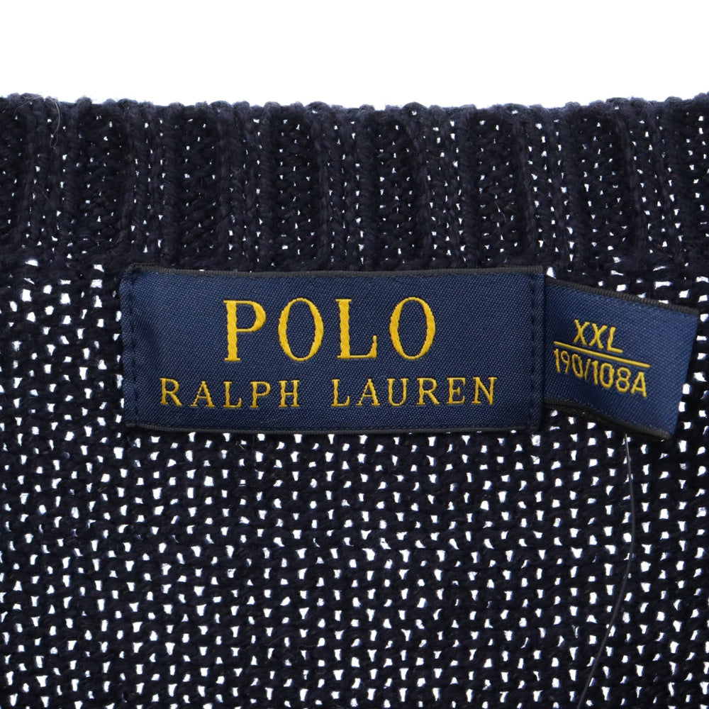 POLO RALPH LAUREN(ポロラルフローレン) Polo Bear Knit Sweater ポロベア クルーネックニットセーター ネイビー