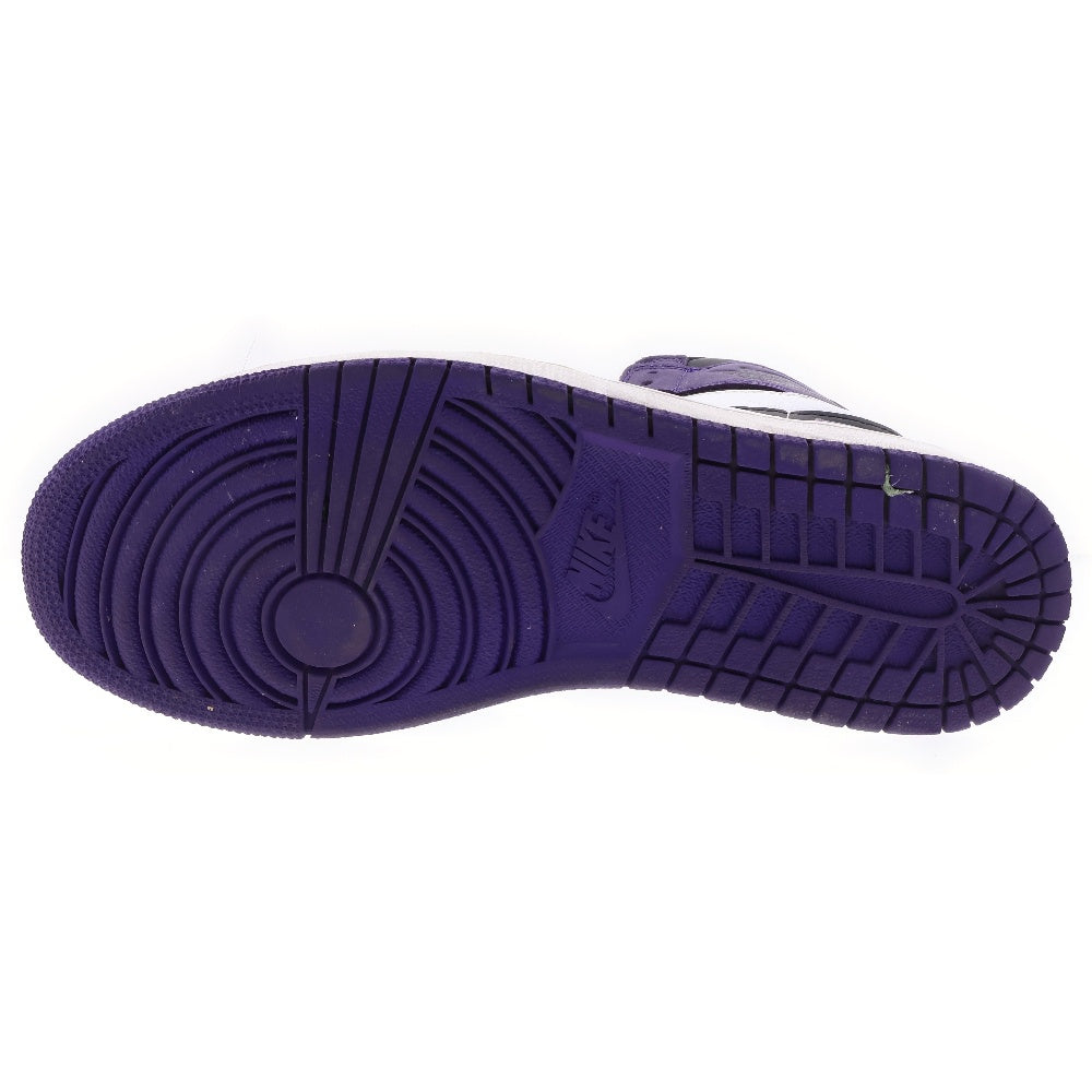 NIKE(ナイキ) AIR JORDAN 1 RETRO HIGH OG COURT PURPLE エアジョーダン1 レトロ コートパープル ハイカットスニーカー ホワイト/パープル US11/29cm 555088-500