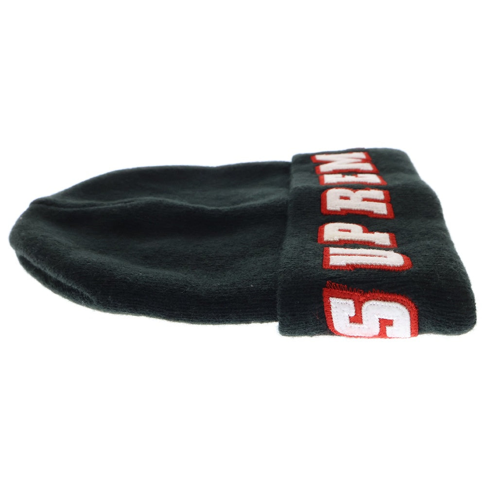 SUPREME(シュプリーム) 19SS Felt Logo Beanie フェルト ロゴ ニット帽 ビーニー ブラック