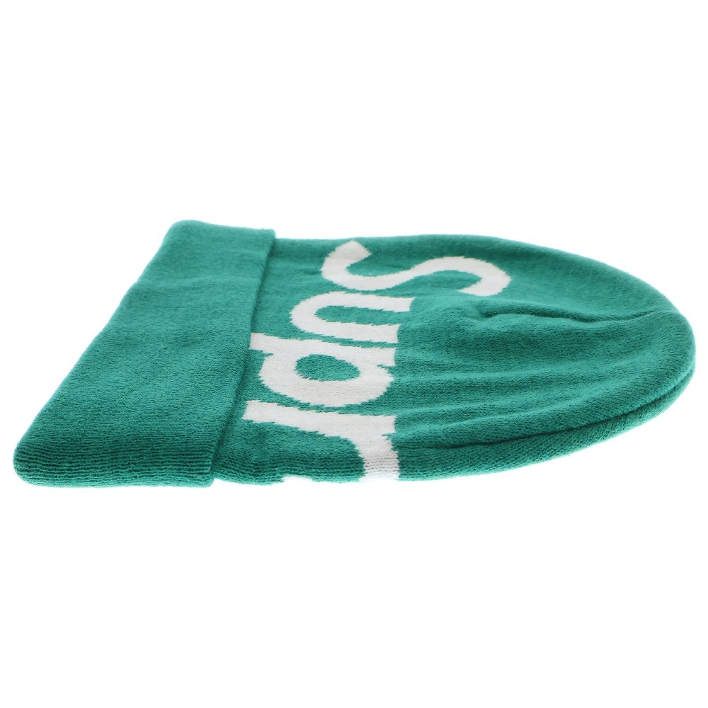 SUPREME(シュプリーム) Big Logo Beanie ビッグロゴ ビーニー ニット 帽子 グリーン