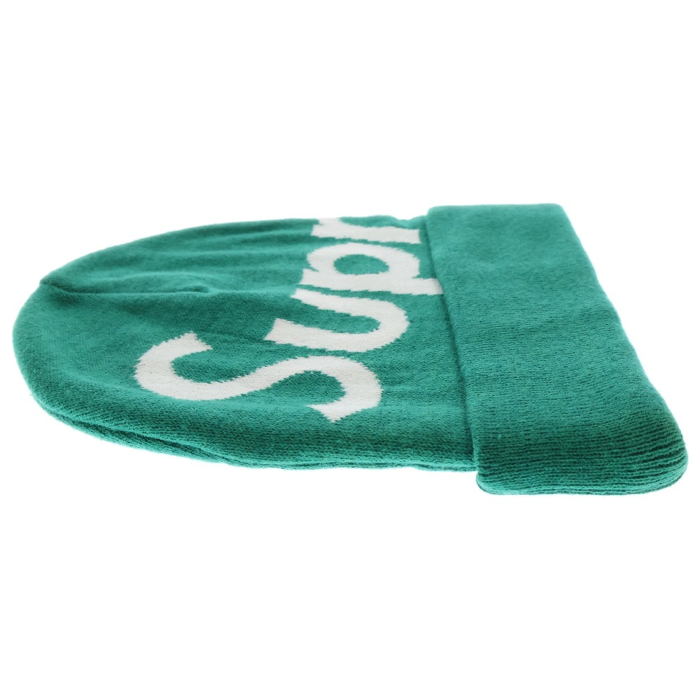 SUPREME(シュプリーム) Big Logo Beanie ビッグロゴ ビーニー ニット 帽子 グリーン