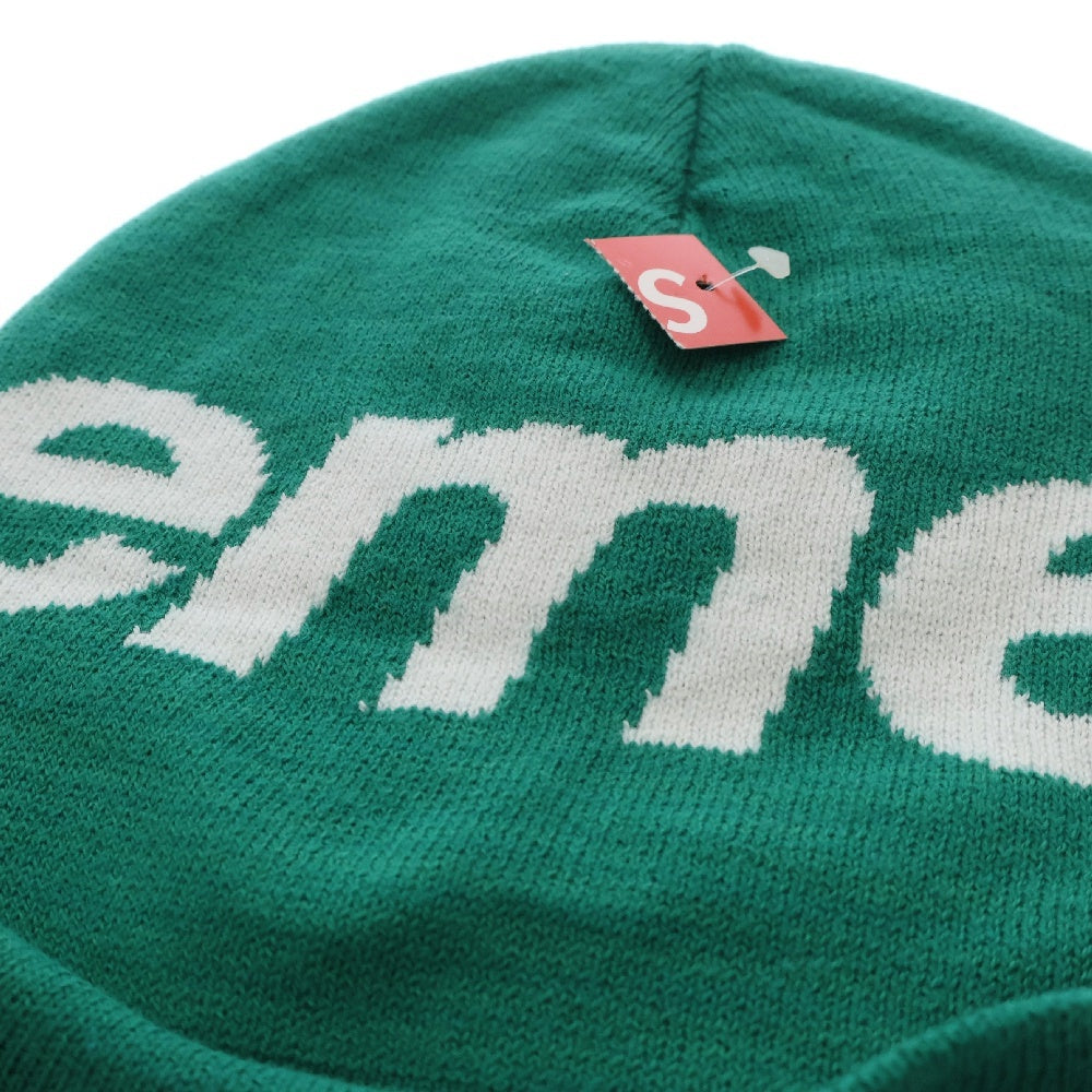 SUPREME(シュプリーム) Big Logo Beanie ビッグロゴ ビーニー ニット 帽子 グリーン