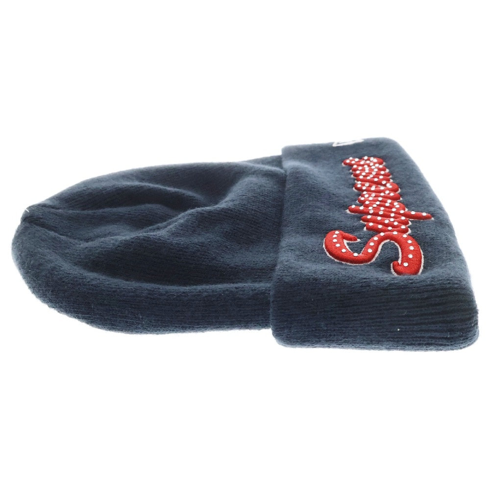 SUPREME(シュプリーム) 18AW NEW ERA Script Beanie スクリプトロゴニットビーニー ネイビー