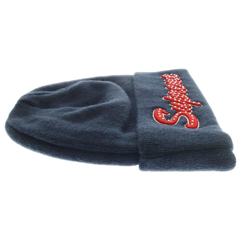 SUPREME(シュプリーム) 18AW NEW ERA Script Beanie スクリプトロゴニットビーニー ネイビー