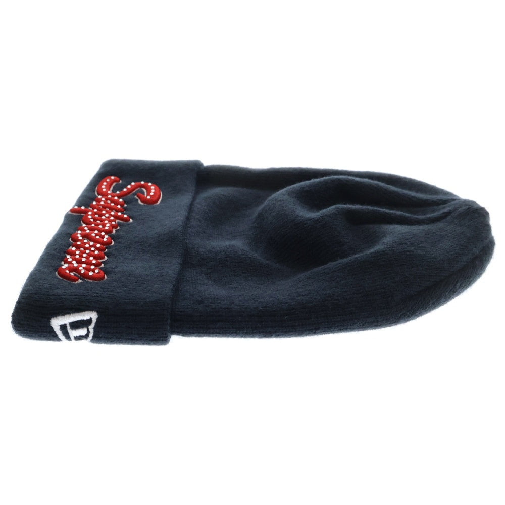 SUPREME(シュプリーム) 18AW NEW ERA Script Beanie スクリプトロゴニットビーニー ネイビー