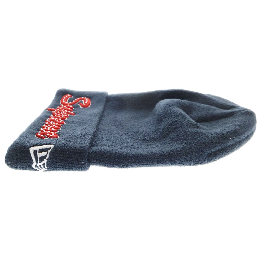 SUPREME(シュプリーム) 18AW NEW ERA Script Beanie スクリプトロゴニットビーニー ネイビー