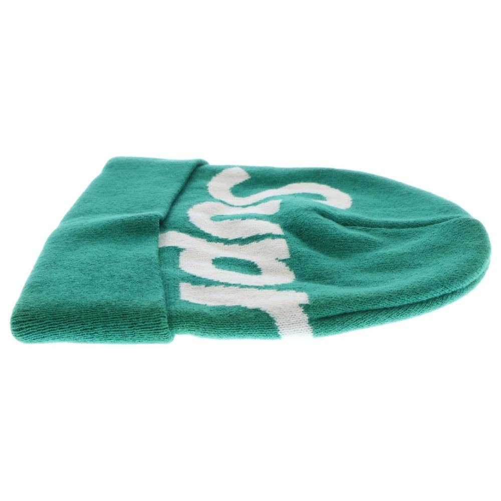 SUPREME(シュプリーム) Big Logo Beanie ビッグロゴ ビーニー ニット 帽子 グリーン